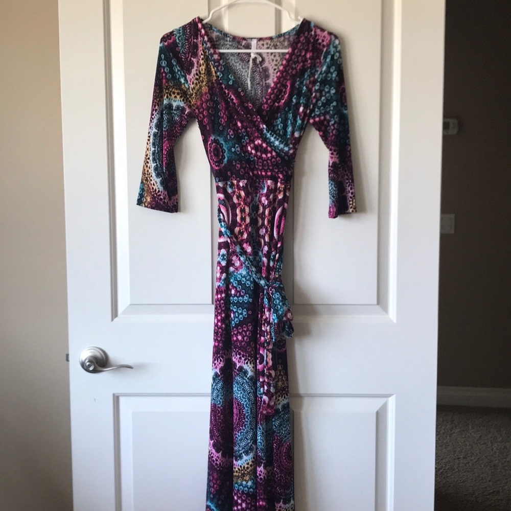 Pink blush maxi